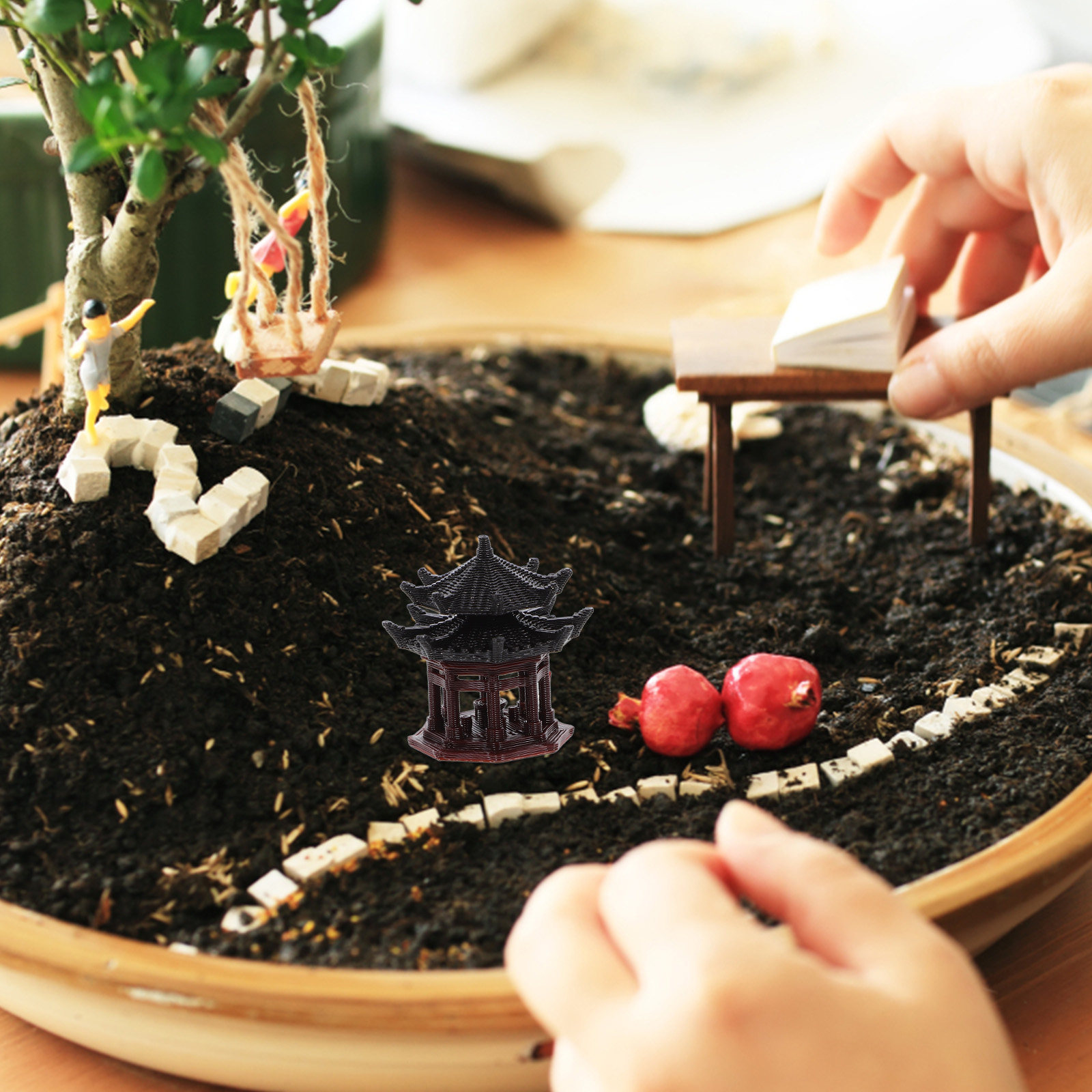 Изысканное пластиковое украшен – обзор и цена Bonsai Garden Design